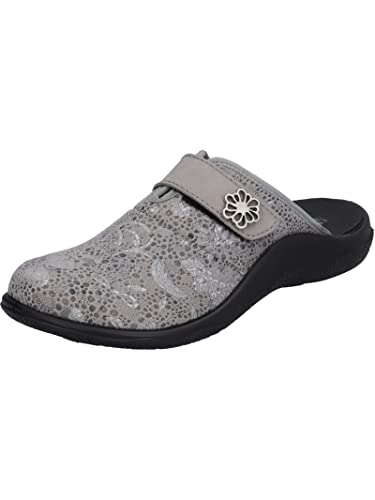 Westland Damen Pantoffeln Roubaix 01,Weite G (Normal),Wechselfußbett,schlapen,Home-Slipper,House-Slipper,patschen,hellgrau,37 EU / 4 UK von Westland