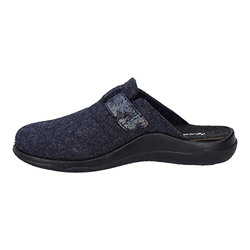 Westland Damen Pantoffeln Roubaix 04,Weite G (Normal),Wechselfußbett,Winter,Schlupfschuhe,schluepfschuhe,Slides,Blau (Jeans-Kombi),36 EU / 3 UK von Westland