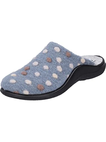 Westland Damen Pantoffeln Roubaix 05,Weite G (Normal),Wechselfußbett,Backless Slipper,Mules,Gartenschuhe,Puschen,blau-Multi,37 EU / 4 UK von Westland