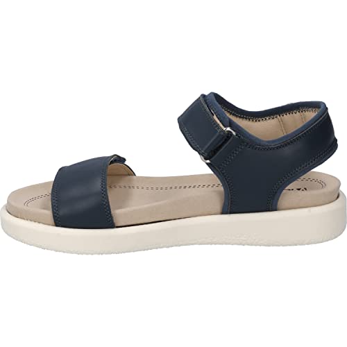 Westland Damen Riemchensandalen Albi 01,Weite G (Normal),Wechselfußbett,flach,sommerschuhe,freizeitschuhe,offene schuhe,Blau (ocean),38 EU / 5 UK von Westland