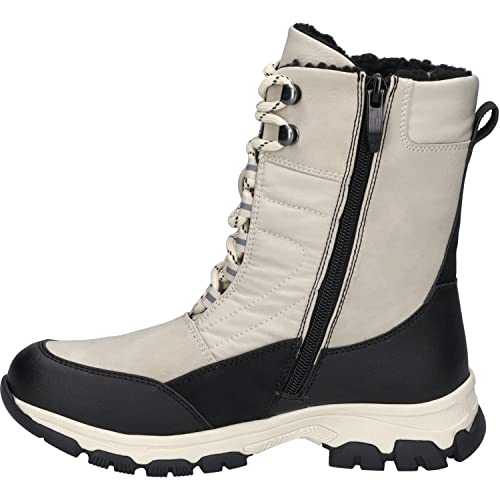 Westland Damen Snowboots Chambery 02,Weite G (Normal),Wechselfußbett,wasserdicht,thermostiefel,moon boots,schwarz-offwhite,39 EU / 6 UK von Westland