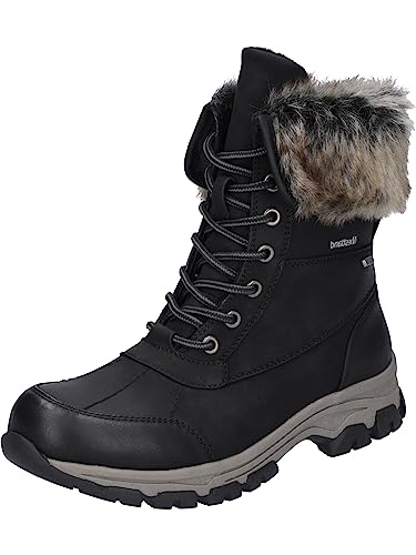 Westland Damen Snowboots Chambery 04,Weite G (Normal),Wechselfußbett,wasserdicht,uebergangsschuhe,Schneestiefel,schwarz-Kombi,41 EU / 7 UK von Westland