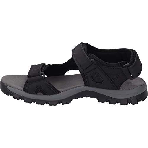 Westland Herren Klassische Sandalen Auxerre 01,Weite G (Normal),Strandschuhe,Sandaletten,klettsandalen,bequem,schwarz,45 EU / 10 UK von Westland