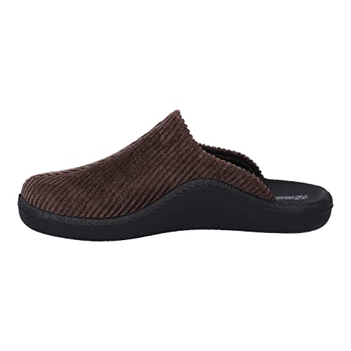 Westland Herren Pantoffeln Monaco 220, Männer Hausschuhe,Weite H (Weit),schlapfen,drinnen,Indoor,daheim,zuhause,bequem,braun,46 EU / 11 UK von Westland