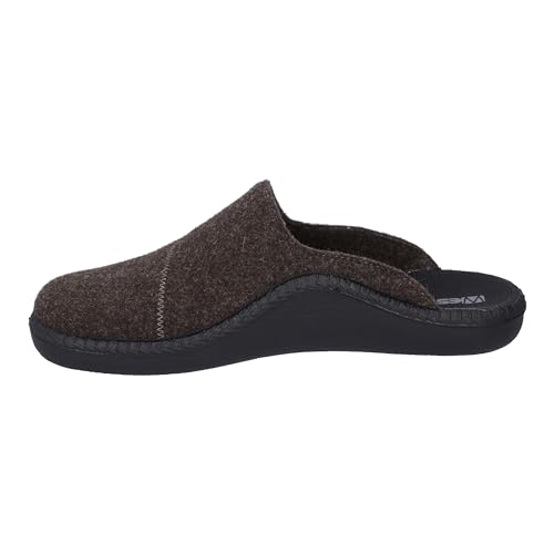 Westland Herren Pantoffeln Monaco 302, Männer Hausschuhe,Weite H (Weit),Filz-Pantoffeln,kuschelig warm,Winter,Mules,braun-Multi,47 EU / 12 UK von Westland