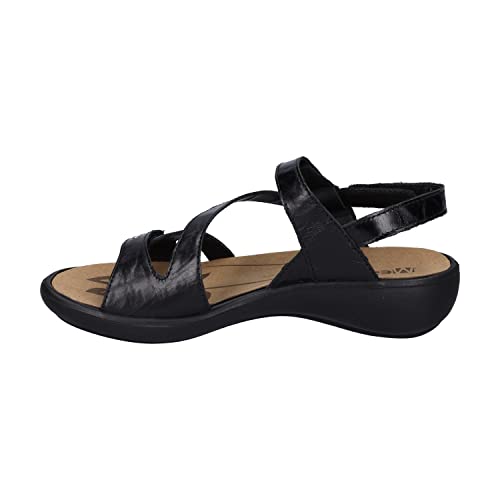 Westland Damen Riemchensandalen Ibiza 70,Weite G (Normal),Wechselfußbett,Sommersandalen,flach,Sommerschuhe,Strandschuhe,schwarz,42 EU / 8 UK von Westland