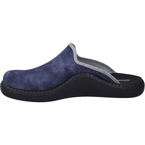 Westland Damen Hüttenschuhe Monaco D 148,Weite F 1/2 (Schmal),schlapfen,drinnen,daheim,zuhause,Filz-Pantoffeln,kuschelig,Blau (Ocean),40 EU / 6.5 UK von Westland