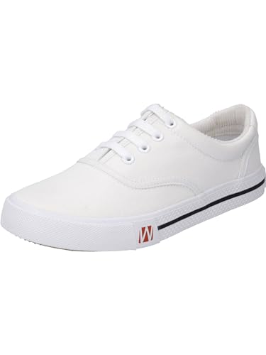 Westland Unisex - Erwachsene Low-Top Sneaker Soling,Weite F 1/2 (< Gr.40) - G (> Gr.52) (Normal),Wechselfußbett,Weiss,37 EU / 4 UK von Westland