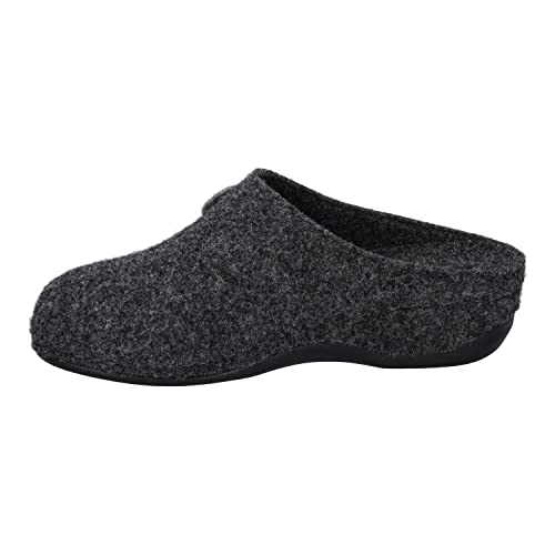 Westland Damen Pantoffeln Cholet 02,Weite H (Weit),Wechselfußbett,gaeste-Hausschuhe,hauslatsch,hofschuh,treter,Grau (anthrazit-Kombi),40 EU / 6.5 UK von Westland