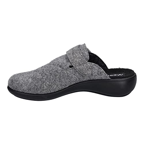 Westland Damen Pantoffeln Korsika 308,Weite G 1/2 (Normal),Wechselfußbett,Slip-ons,Backless Slipper,Gartenschuhe,hellgrau,38 EU / 5 UK von Westland