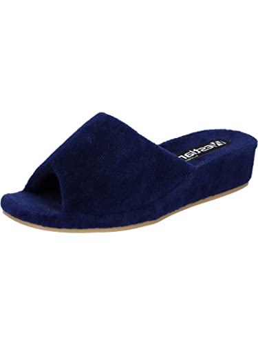 Westland Damen Pantoffeln Marseille, Frauen Hausschuhe,Weite G (Normal),finken,schlapen,Home-Slipper,House-Slipper,dunkelblau,42 EU / 8 UK von Westland