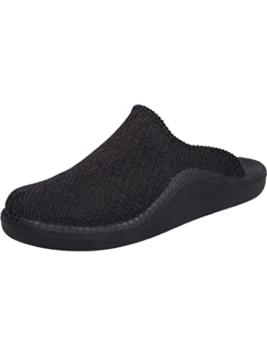 Westland Herren Pantoffeln Monaco 220, Männer Hausschuhe,Weite H (Weit),hofschuh,pantine,treter,finken,schlapen,drinnen,schwarz,50 EU / 15 UK von Westland