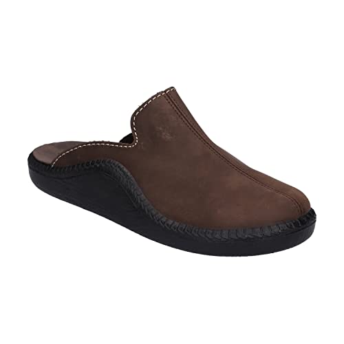 Westland by Josef Seibel Herren Pantoffeln Monaco 202 G,Weite H (Weit),Men's,Schlupfschuhe,schluepfschuhe,Slides,Slip-ons,Braun (Mocca),47 EU / 12 UK von Westland