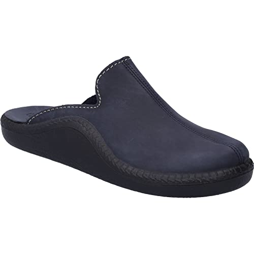 Westland by Josef Seibel Herren Pantoffeln Monaco 202 G,Weite H (Weit),gaeste-Hausschuhe,hausschlappen,hauslatsch,pantine,Blau (Jeans),44 EU / 9.5 UK von Westland