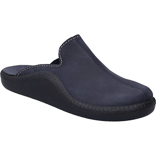 Westland by Josef Seibel Herren Pantoffeln Monaco 202 G,Weite H (Weit),schluepfschuhe,Slides,Slip-ons,Backless,Mules,Blau (Jeans),48 EU / 13 UK von Westland
