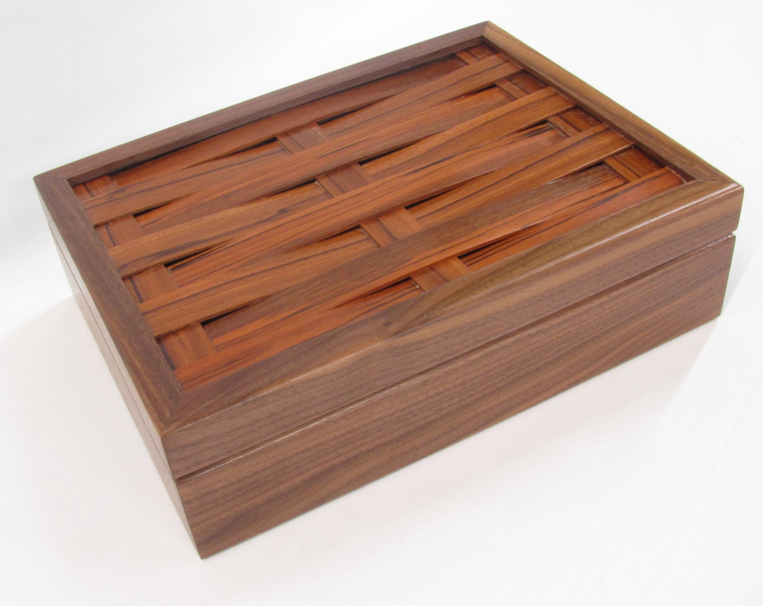 Gewebt Aus Holz-Top-Box Gewebt Aus Holz-Top-Box von WestsWoodCreations