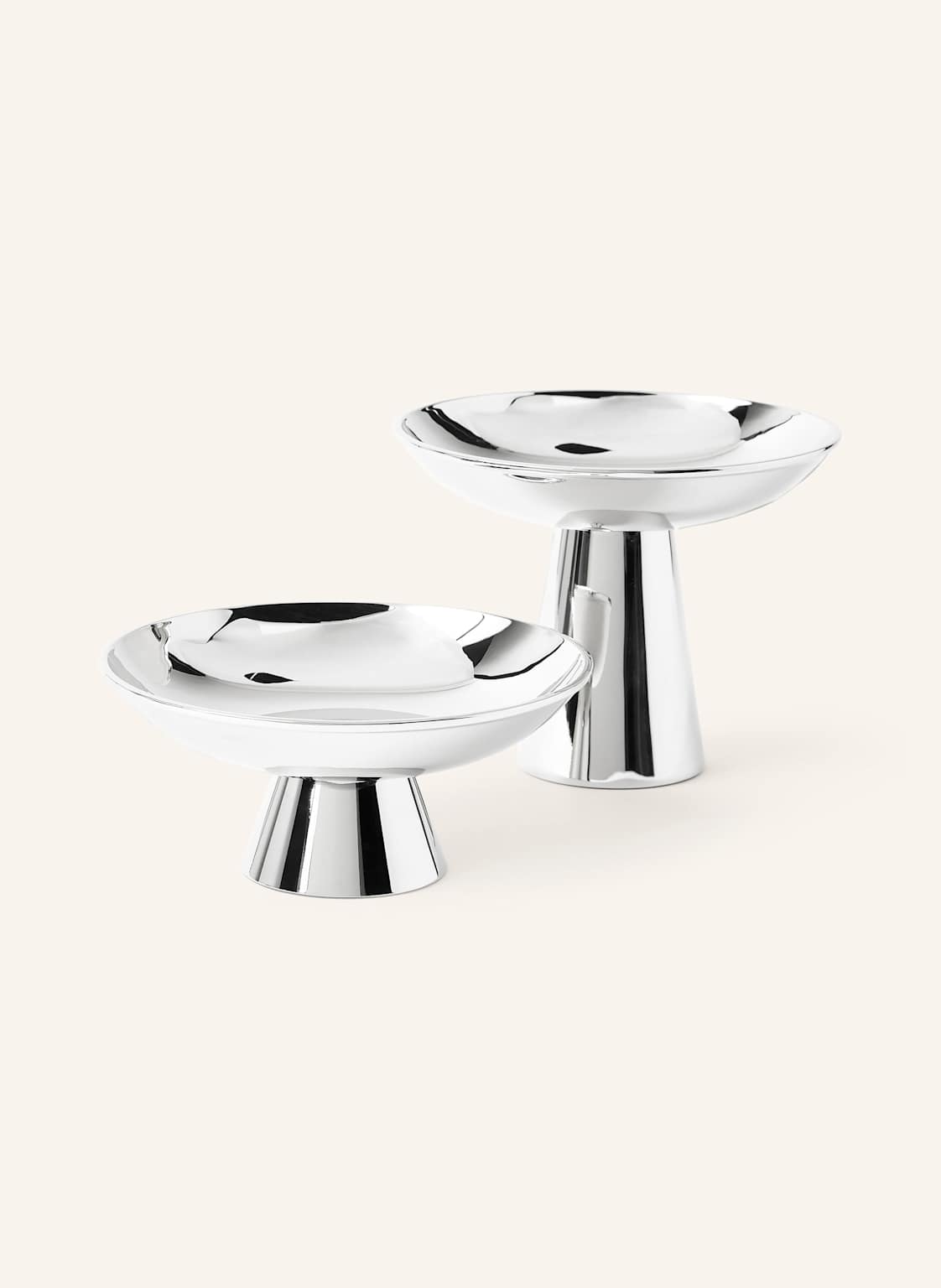 Westwing Collection 2er-Set Schalen Celona silber Westwing Collection 2er-Set Schalen Celona silber von Westwing Collection
