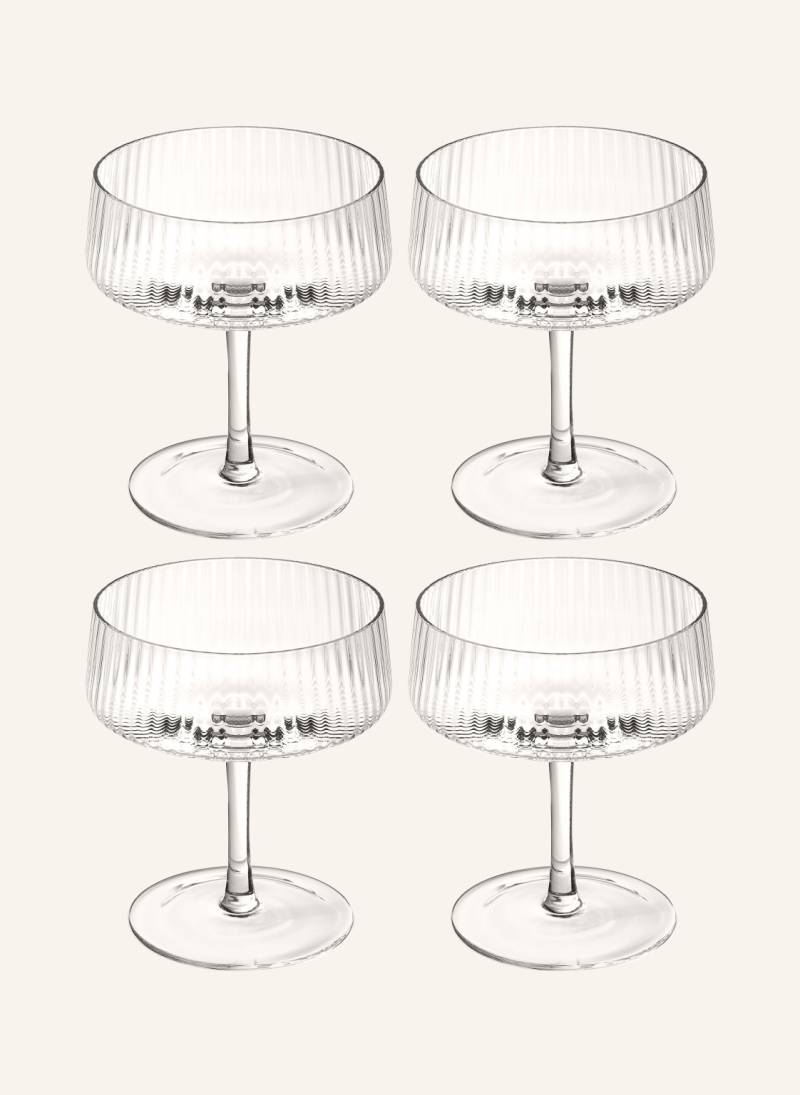 Westwing Collection 4er-Set Champagnergläser Cami transparent von Westwing Collection
