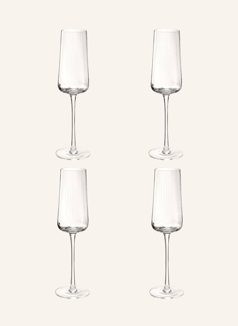 Westwing Collection 4er-Set Sektgläser Cami transparent von Westwing Collection