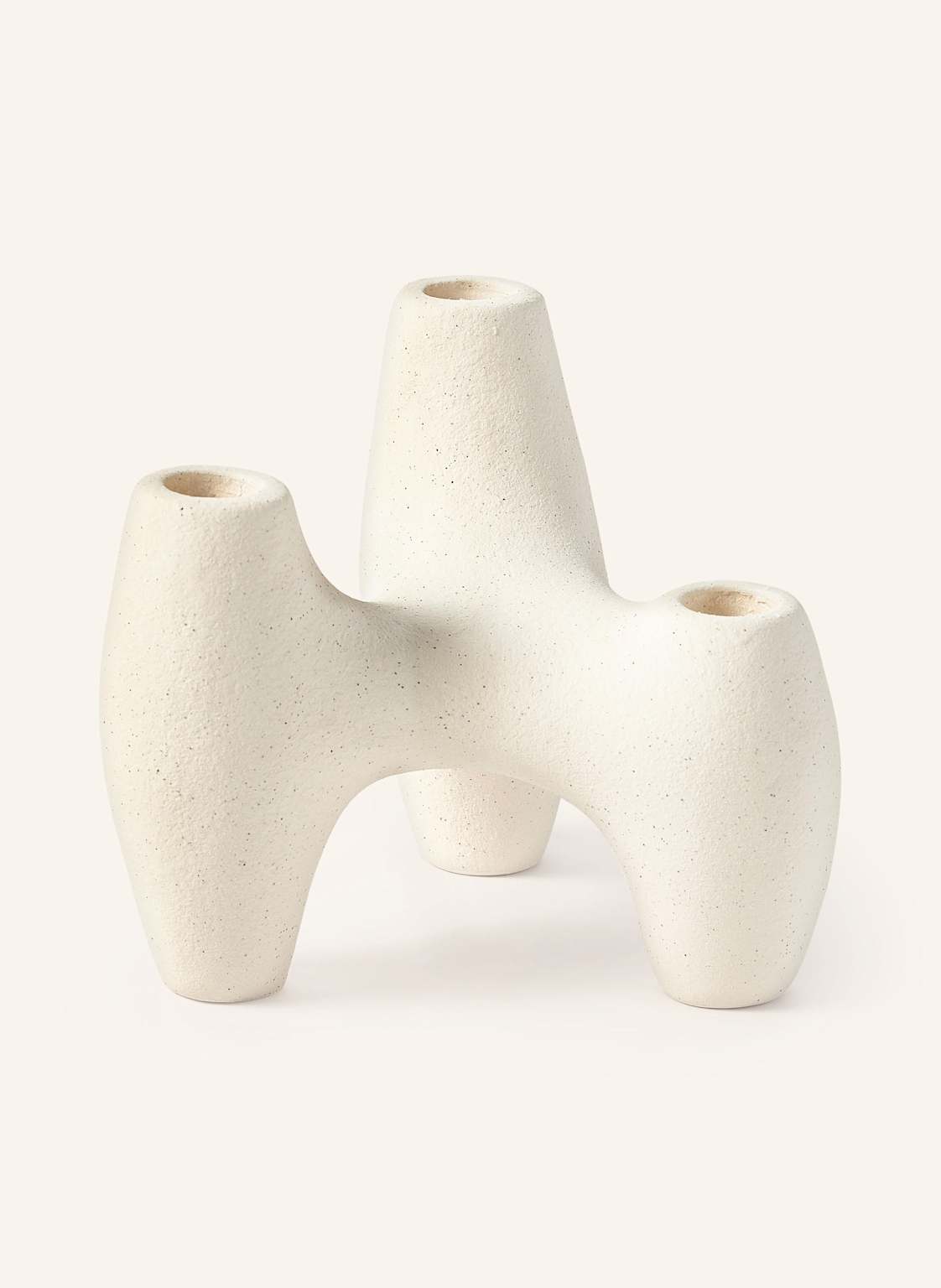 Westwing Collection Kerzenhalter Koya beige von Westwing Collection