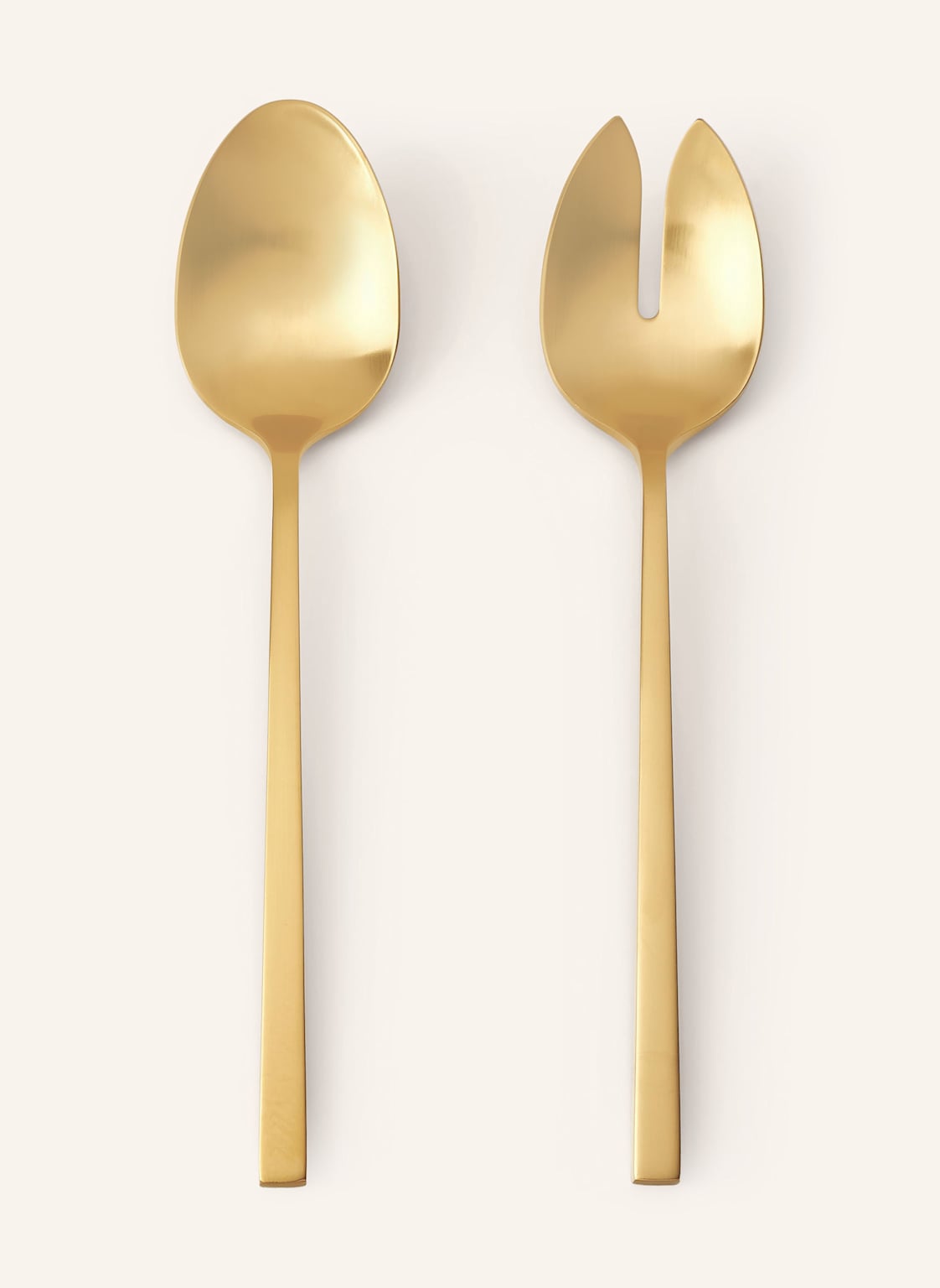 Westwing Collection Salatbesteck Shine gold von Westwing Collection