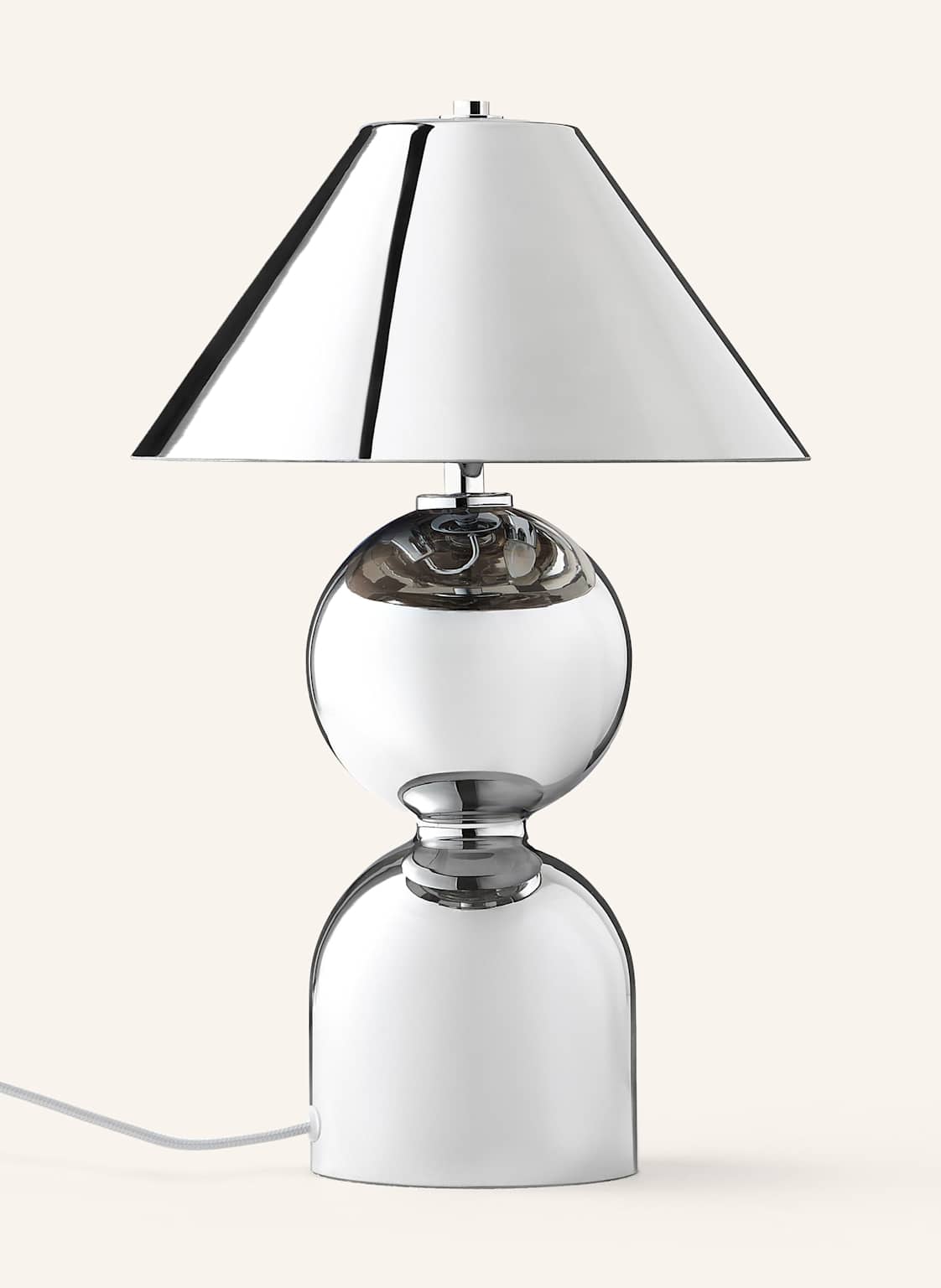 Westwing Collection Tischleuchte Danielle silber von Westwing Collection