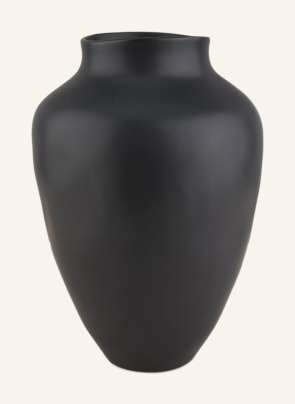 Westwing Collection Vase Latona schwarz von Westwing Collection