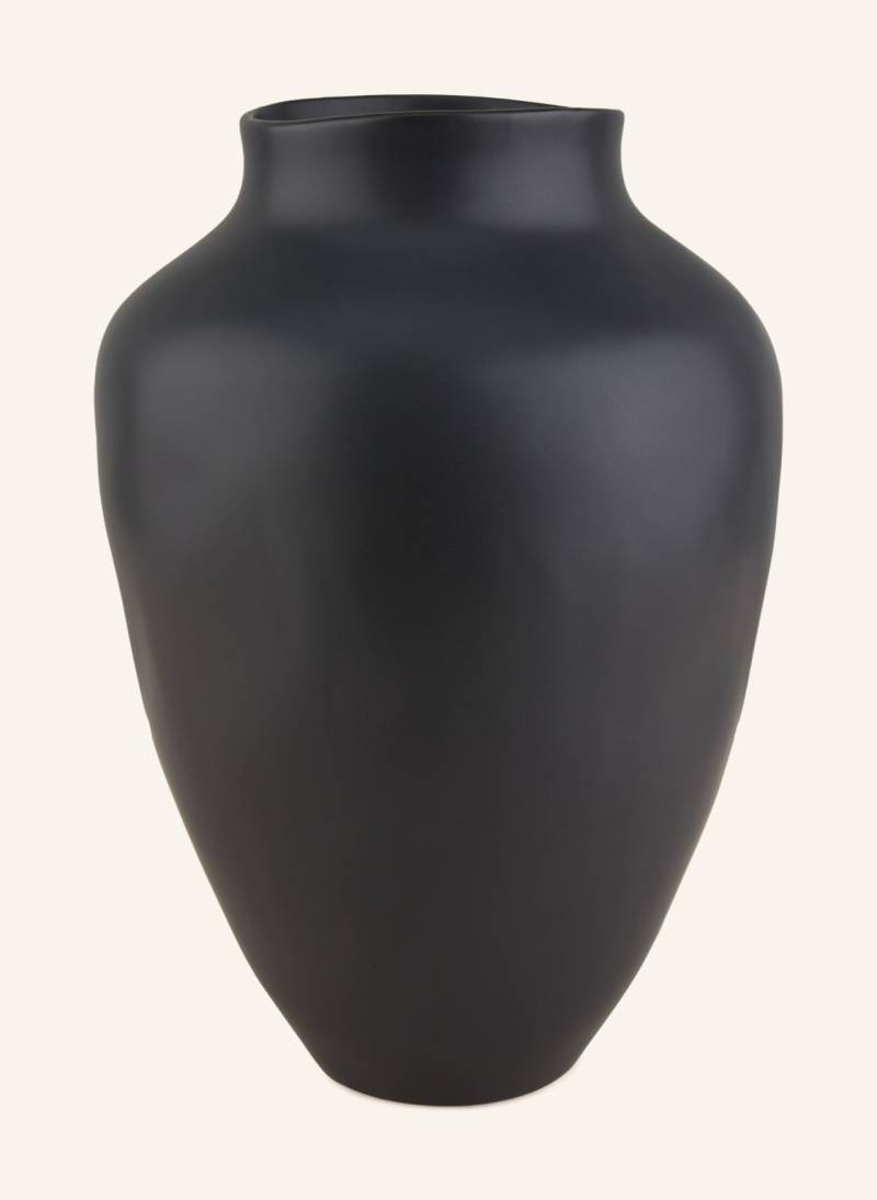 Westwing Collection Vase Latona schwarz von Westwing Collection