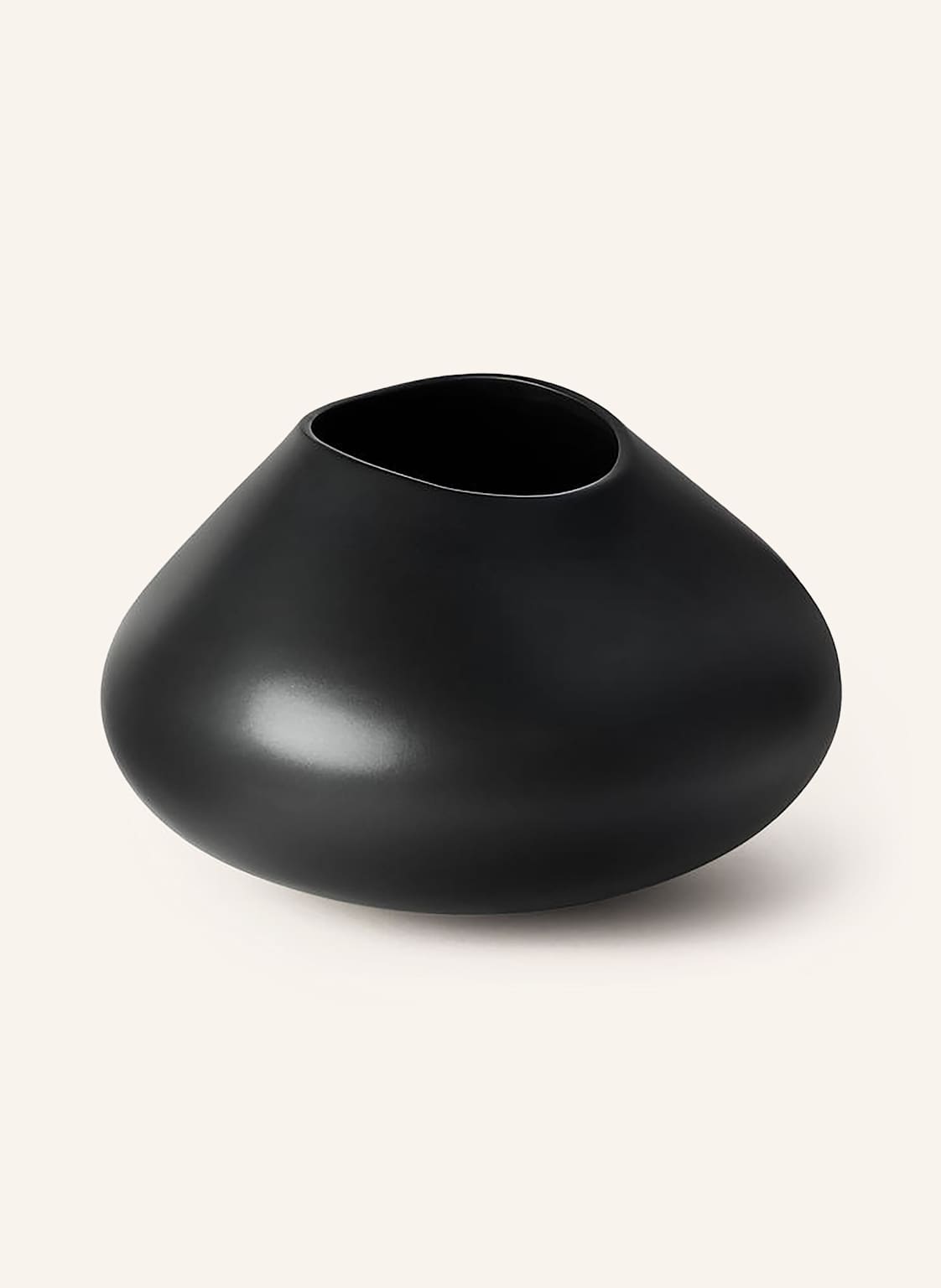 Westwing Collection Vase Latona schwarz von Westwing Collection