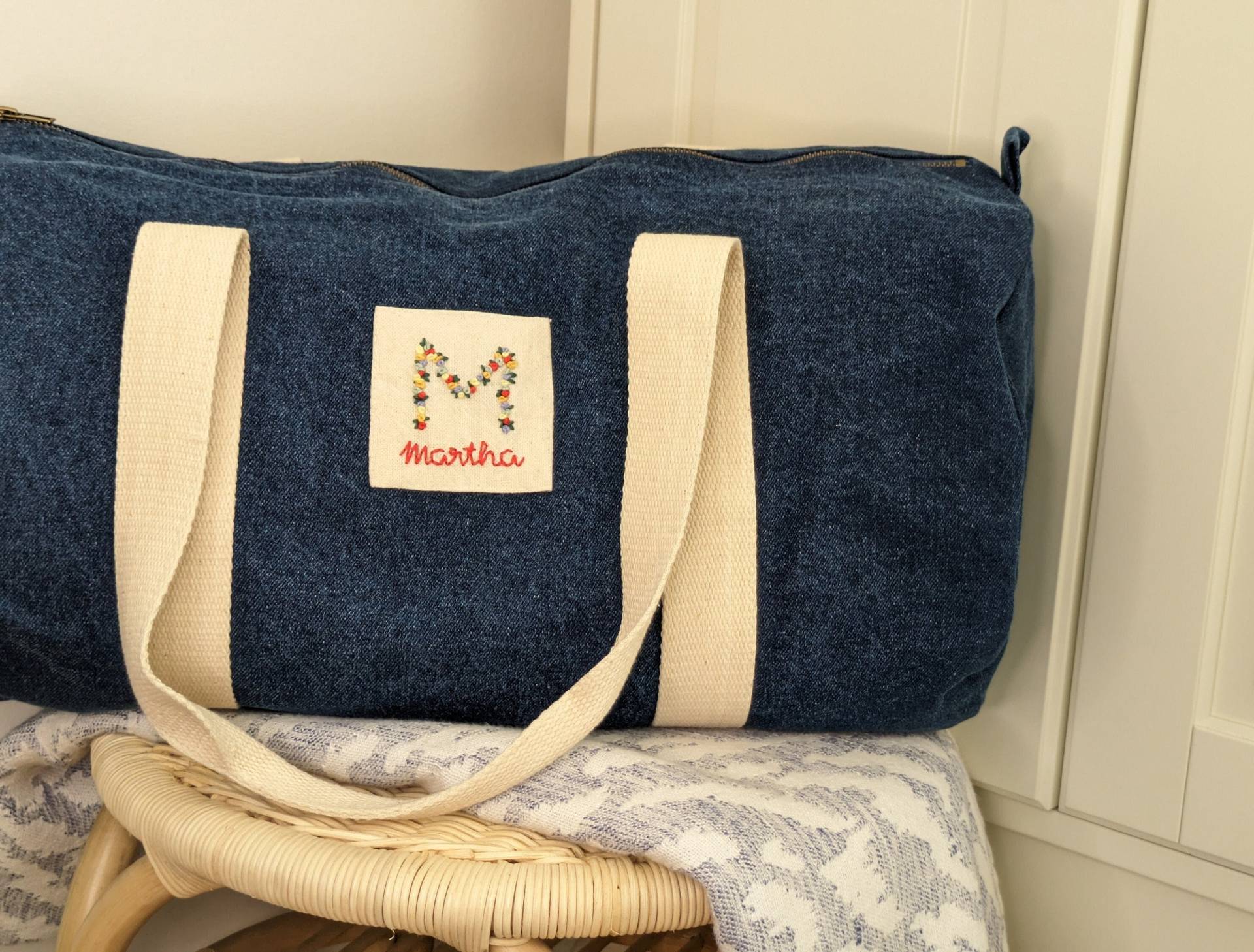 Personalisierter Tasche, Bestickte Barrel Bag, Umhängetasche Mit Namen, Sporttasche Kind, Weekender Personalisiert Personalisierter Tasche, Bestickte Barrel Bag, Umhängetasche Mit Namen, Sporttasche Kind, Weekender Personalisiert von WestwoodStory