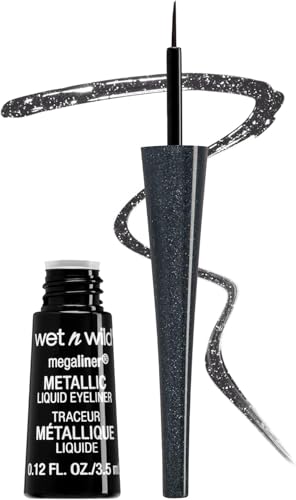 WET N WILD MegaLiner Metallic Liquid Eyeliner - Cosmic Black von Wet n Wild