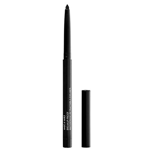 Wet n Wild, Megalast Einziehbarer Eyeliner, Gel-Eyeliner mit Kräftigem Finish und Langanhaltendem Effekt für 16 Stunden, Augen-Make-Up, Pigmentierte und Schmierfreie Formel, Black von Wet n Wild