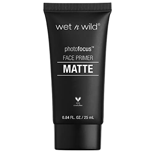 Wet 'n' Wild, Phot Focus Face Primer - Matter Face Primer für das Gesicht, Matt-Effekt, minimiert Poren, füllt Falten auf, Formel mit Trennmitelzusatz, samtige Textur, Partner in Prime von Wet n Wild