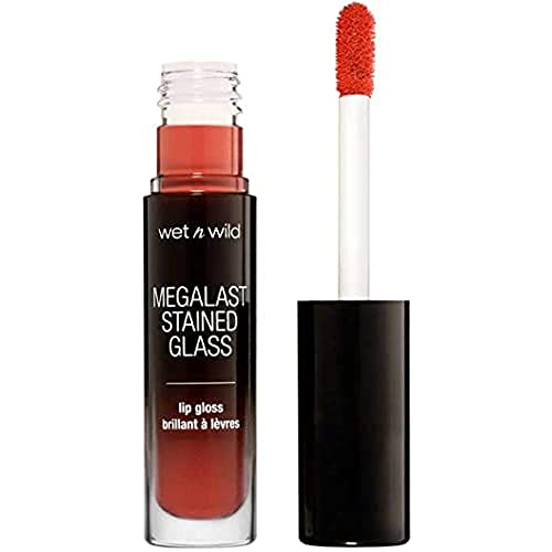 Wet N Wild Lipgloss – Megalast Stained Glass Lip Gloss mit glänzenden Lippenfarben, Reflective Kisses, 1 Stück von Wet n Wild