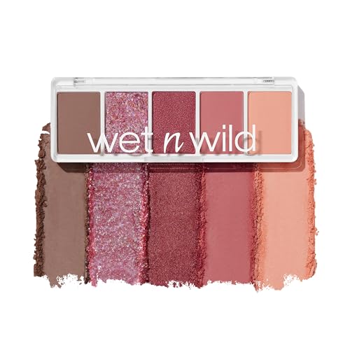 Wet n Wild, Color Icon 5-Pan Palette, Lidschattenpalette mit 5 Hochpigmentierten Farbtönen für dein Tägliches Make-up, Langanhaltend und Leicht Verblendbar, Full Bloomin' von Wet n Wild