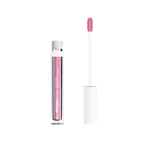 Wet n Wild, Mega Slicks Lip Gloss, Extra Glänzender Lippenstift mit Heller und Strahlender Textur für Weiche, Volle, Gesunde Lippen, Formel mit Hyaluronsäure und Veganem Kollagen, Sinless von Wet n Wild