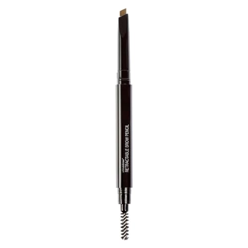 Wet n Wild, Ultimate Brow Retractable Pencil, eindrehbarer Augenbrauenstift mit dreieckiger Präzisionsspitze, pigmentierter Farbe für perfekt definierte Augenbrauen, Taupe von Wet n Wild