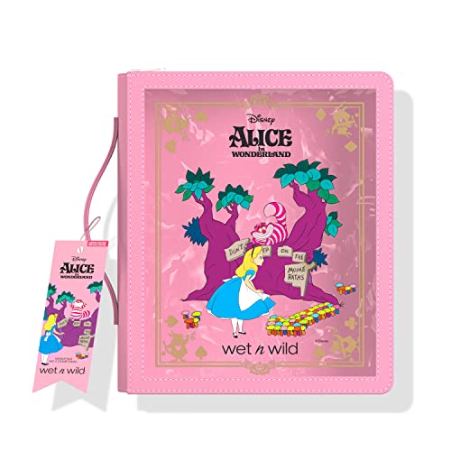 Wet n Wild Alice im Wunderland Make-up Tasche, All-in-One Make-up Mag für Kinder zum Befüllen mit Alice im Wunderland Make-up, mittlere Größe von Wet n Wild