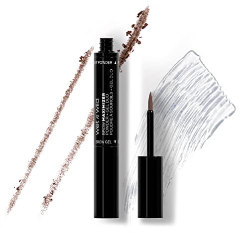 Wet n Wild Brow Duo, Duo aus Lamination Augenbrauen Gel und Augenbrauenstift-Puder zum Formen, Definieren und Auffüllen der Augenbrauen (Brow Lifting Set), Farbton: Neutrales Braun von Wet n Wild