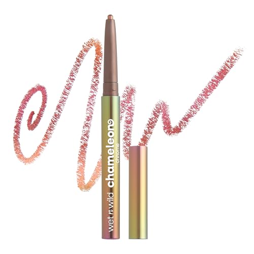 Wet n Wild Chameleon Chrome Eyeliner, Wasserfest und Einziehbar, Lichtreflektierende Pigmente für eine Dynamische Farbveränderung, Wischfest, 18 Stunden Haltbarkeit, Cosmic Seeker von Wet n Wild