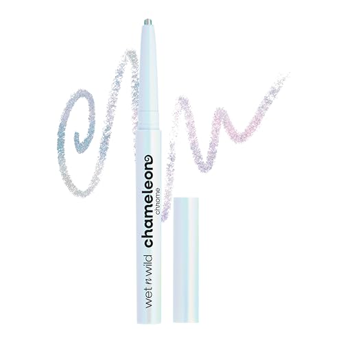 Wet n Wild Chameleon Chrome Eyeliner, Wasserfest und Einziehbar, Lichtreflektierende Pigmente für eine Dynamische Farbveränderung, Wischfest, 18 Stunden Haltbarkeit, Electric Prism von Wet n Wild