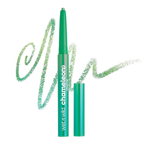 Wet n Wild Chameleon Chrome Eyeliner, Wasserfest und Einziehbar, Lichtreflektierende Pigmente für eine Dynamische Farbveränderung, Wischfest, 18 Stunden Haltbarkeit, Superstar Suit von Wet n Wild