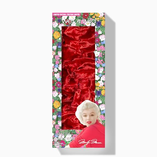 Wet n Wild Marilyn Monroe Icon Headband, Make-up Haarband aus Samtweichem Material, Rotes Stirnband für Make-up und Hautpflege, Rutschfestes Design von Wet n Wild