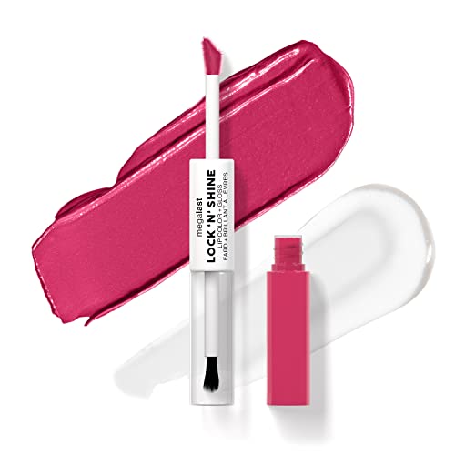 Wet n Wild Megalast Lock n' Shine, Dual-Ended Lip Color and Clear Gloss, Vitamin E and Jojoba Oil Enriched Formula, Irresistable Shade von Wet n Wild