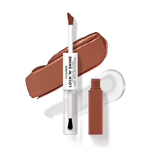 Wet n Wild Megalast Lock n' Shine, Dual-Ended Lip Color and Clear Gloss, Vitamin E and Jojoba Oil Enriched Formula, Lotus Petal Shade Wet n Wild Megalast Lock n' Shine, Dual-Ended Lip Color and Clear Gloss, Vitamin E and Jojoba Oil Enriched Formula, Lotus Petal Shade von Wet n Wild