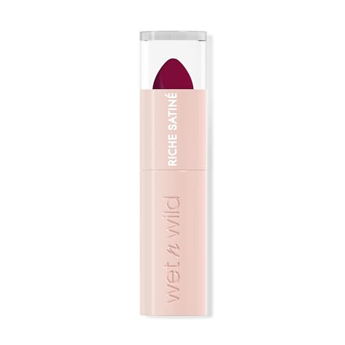 Wet n Wild Rich Satin Lip Color, Langanhaltender Lippenstift mit Satin-Finish, Feuchtigkeitsspendender, nicht austrocknender Formel und Pigmentierung mit samtweicher Textur, Fire Sign von Wet n Wild