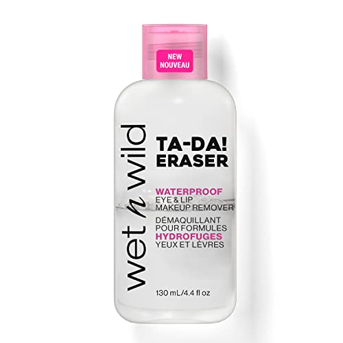 Wet n Wild TA-DA! Make Up Entferner, Cleanser/Gesichtsreinigung zum Entfernen von wasserfestem Augen- und Lippen Make-up, silikonfrei, 130 ml von Wet n Wild