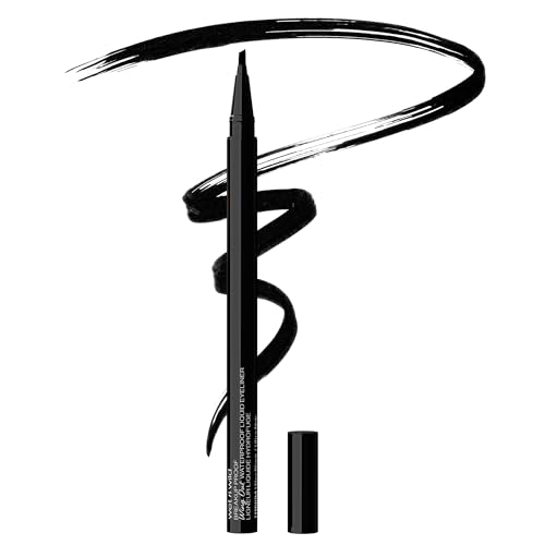 Wet n Wild Breakup Proof Wing Out Waterproof Eyeliner, Flacher, Abgewinkelter Pinsel für Einen Definierten Lidstrich, 16 Stunden Halt, Wisch- und Wasserfest von Wet n Wild