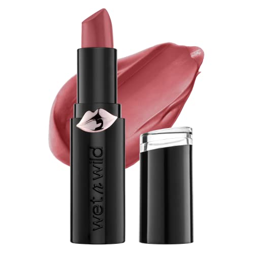 wet n wild Mega Last Matte Lip Color, Semi Matte Hyaluronic Acid Infused, Long Lasting Full Coverage for a Nourishing Pout, Cruelty Free & Vegan - Wine Room von Wet n Wild