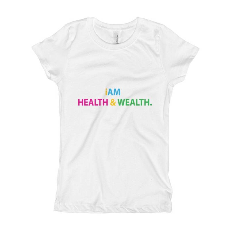 I Am Gesundheit & Wealth Mädchen T-Shirt I Am Gesundheit & Wealth Mädchen T-Shirt von WetTextTees